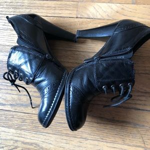 High Heels Women Leather Boots.